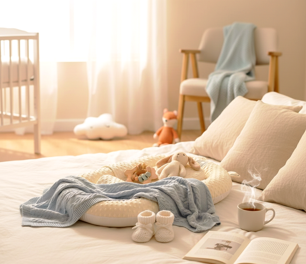 Baby Lounger Baby Sleeping Nest - Foldable Multi - Purpose Sleeping Nest