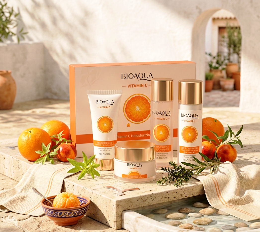 BIOAQUA - All in 1 - 6 Pcs Raw Pulp Skin Care Facial Set