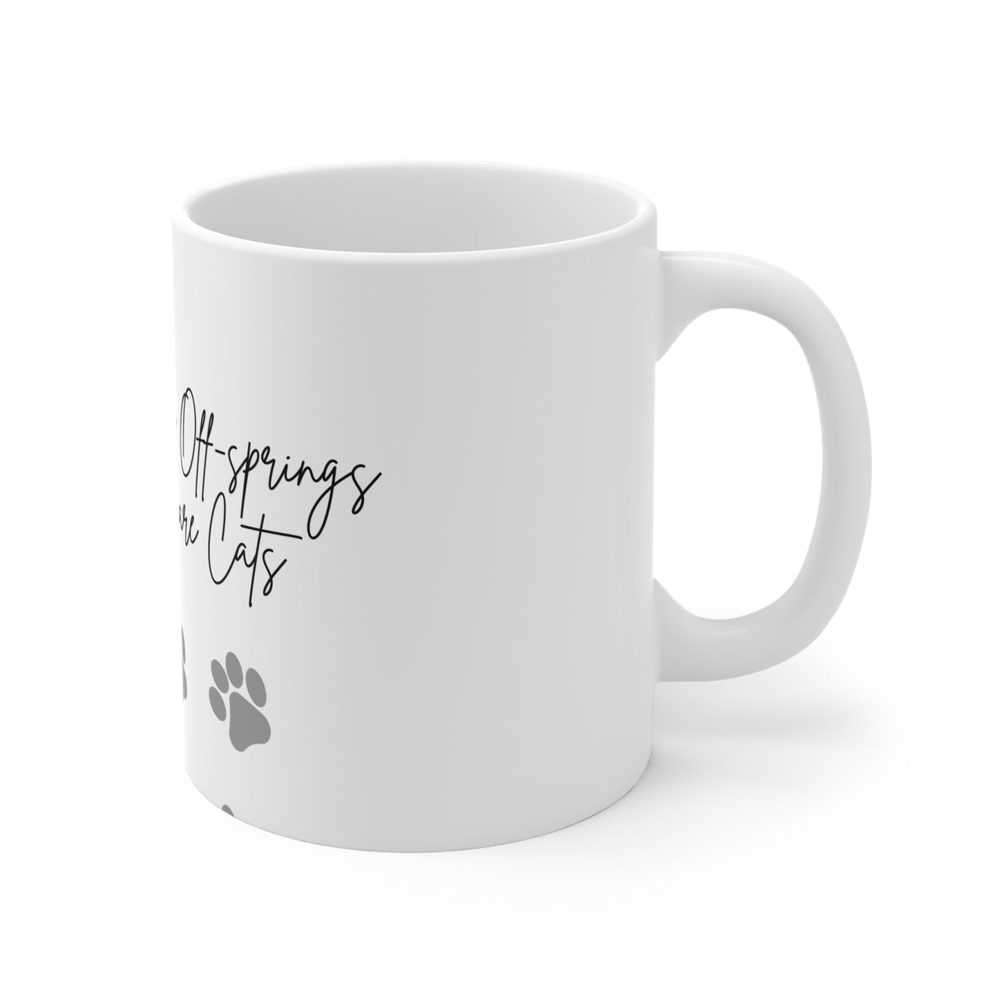 Alif Atelier - Cute Ceramic Mug - 11oz - Cute cat Coffee Mug - For gifts - Tea Mug