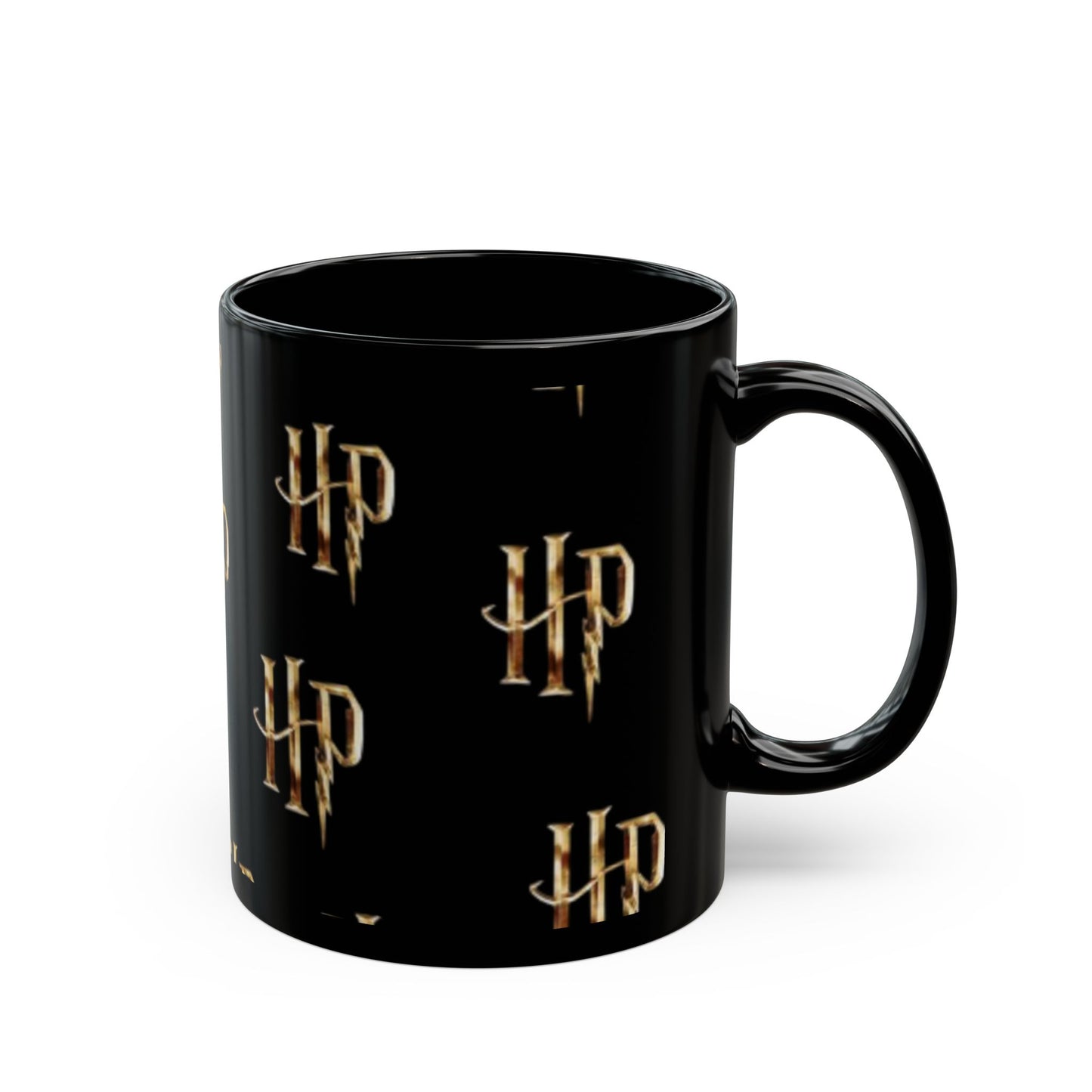 Alif Atelier X Harry Potter - Black Mug 11 Oz - Cute Simple Elegant Harry potter Mug For Tea Coffee - Holidays - Movies - Holiday Gifting