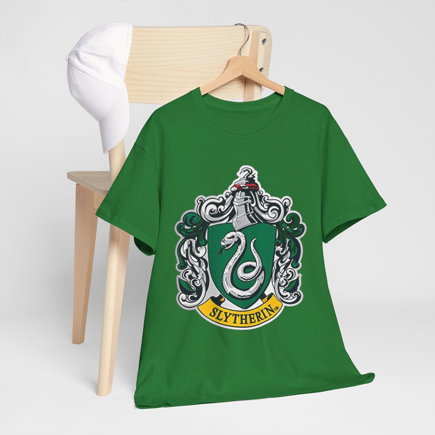 Alif Atelier X Harry Potter - Unisex Heavy Cotton Tee - Cute Simple Elegant Harry Potter Slytherin T-Shirt for Men Women - Gift - Holidays - Movies