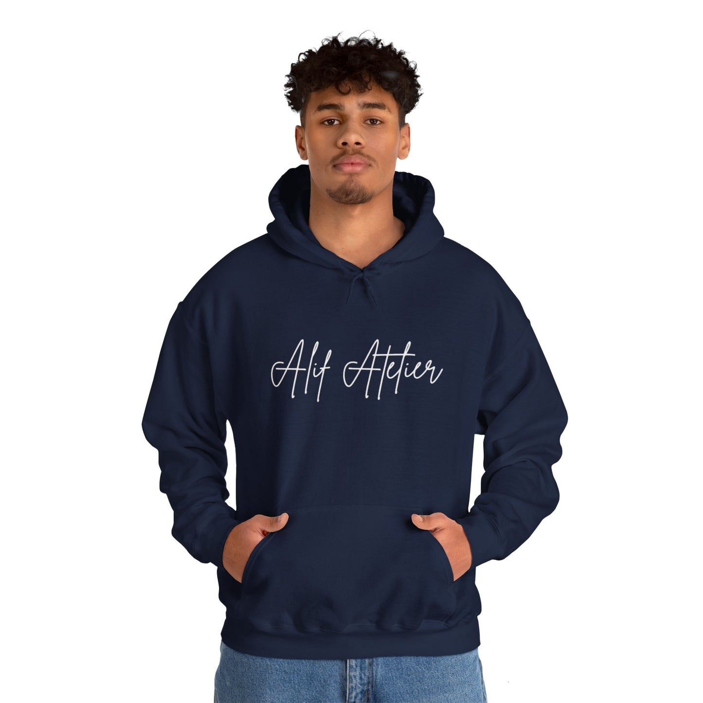 Alif Ateliers Heavy Blend -  Men's Sweatshirt - Soft Comfortable Elegant Mens Heavy Blend Sweatshirt - Men's Clothing