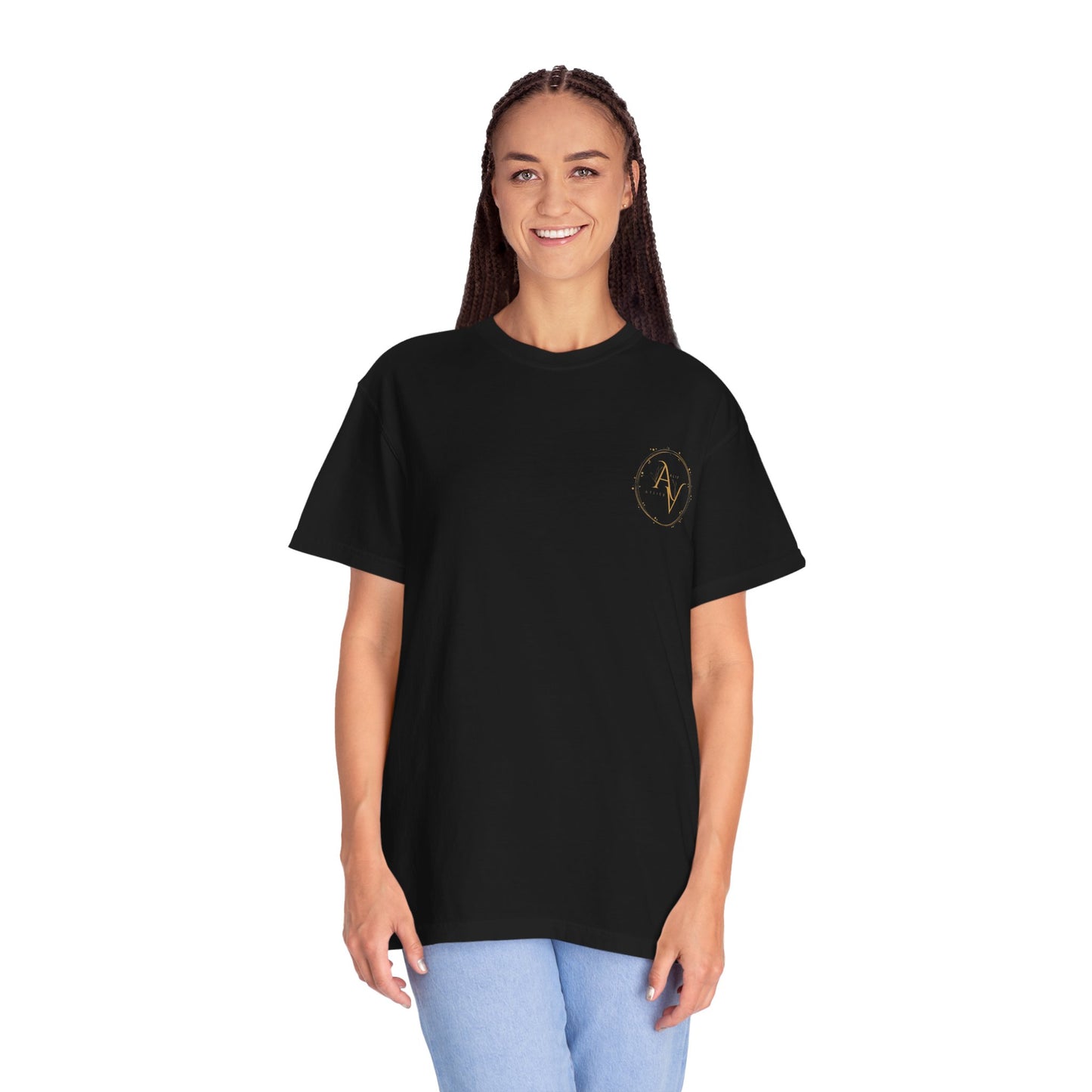 Alif Atelier Dyed T- Shirt - Unisex Tee - Simple - Elegant - Comfortable Cotton Tee - Everyday Essentials - For Men - Women - Cute Tee - Unisex T-Shirt