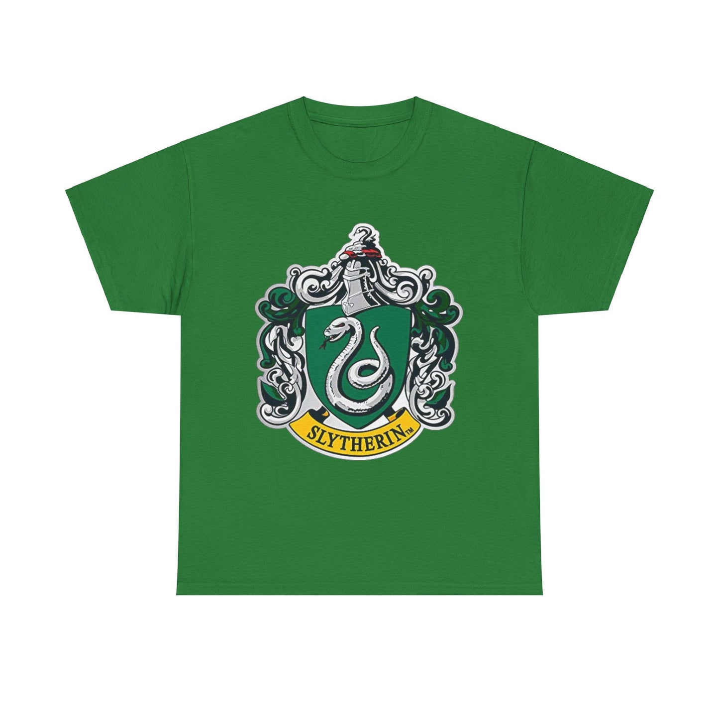 Alif Atelier X Harry Potter - Unisex Heavy Cotton Tee - Cute Simple Elegant Harry Potter Slytherin T-Shirt for Men Women - Gift - Holidays - Movies