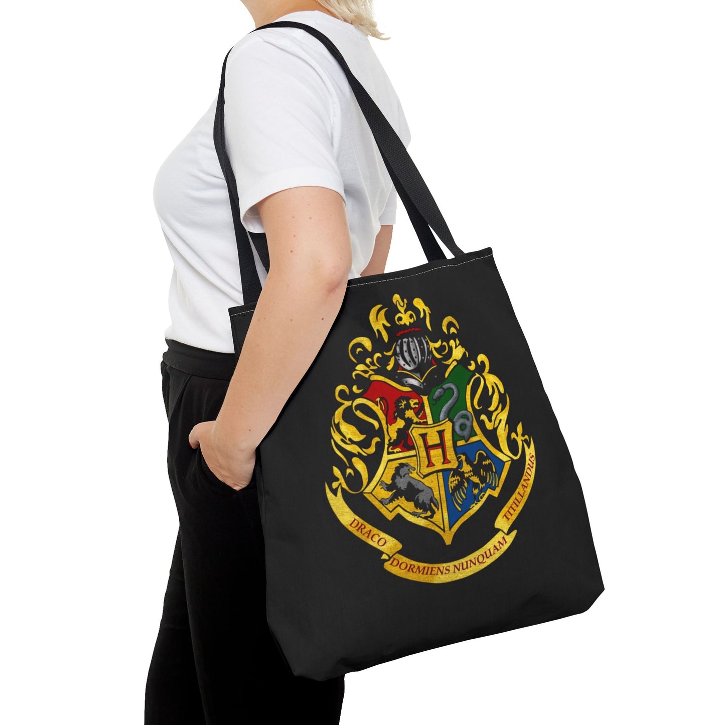 Alif Atelier x Harry Potter Tote Bag - Simple Everyday Casual Tote Bag - Eco-Friendly - Reusable - Simple Tote bag for Work - School - Office - Gifts - Holidays