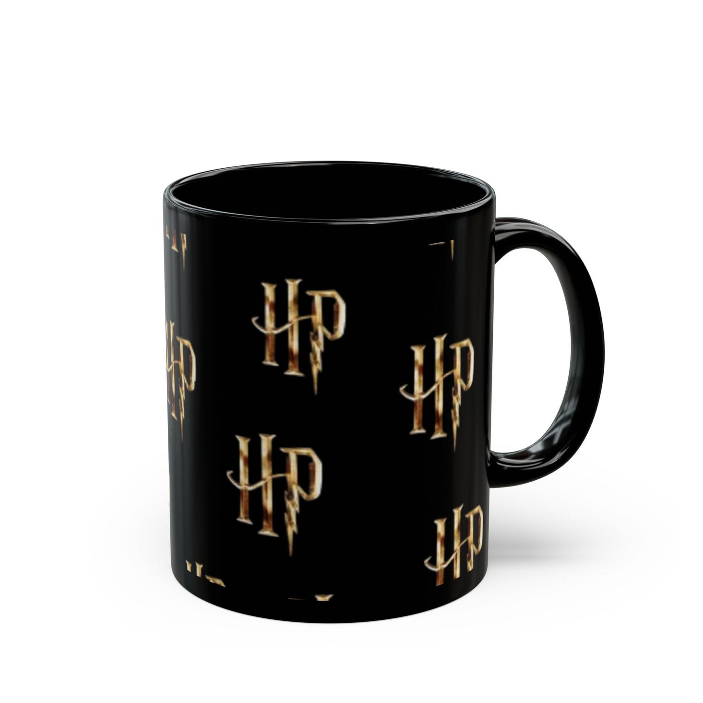 Alif Atelier X Harry Potter - Black Mug 11 Oz - Cute Simple Elegant Harry potter Mug For Tea Coffee - Holidays - Movies - Holiday Gifting