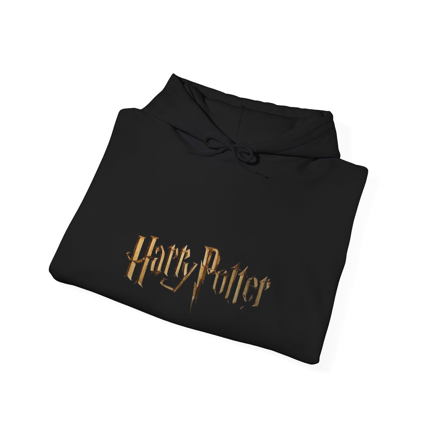 Alif Atelier x Harry Potter - Unisex Heavy Blend™ Hooded Sweatshirt - Cute Simple Elegant Harry Potter Hogwarts Printed Hoodie - For Men Women Black Cozy Warm Hoodie