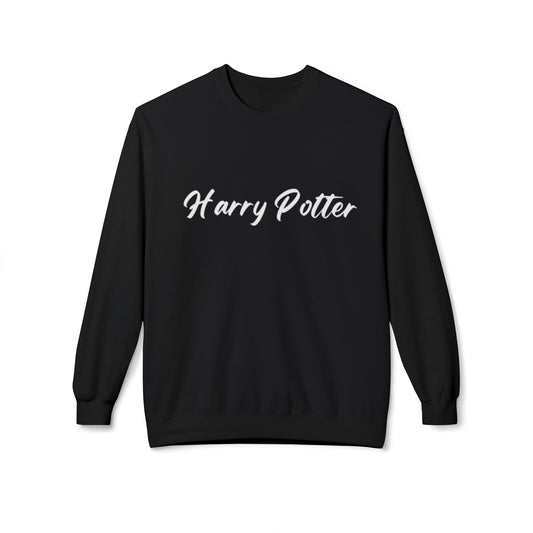 Alif Atelier X Harry Potter - Unisex Mid- Weight Soft -Stylish - Fleece Crew- Neck Sweatshirt  - Men - Women Stylish Crew-Neck Harry Potter