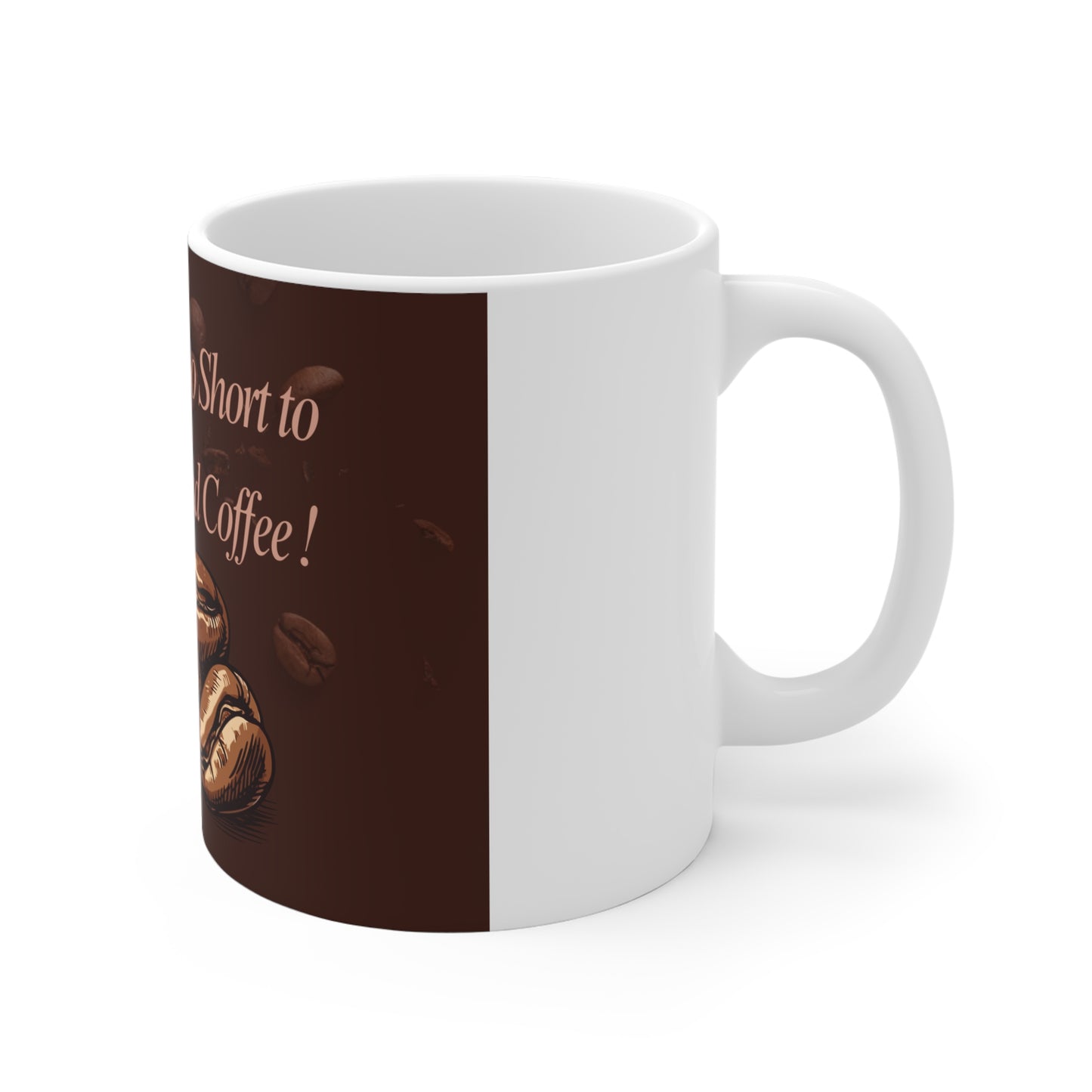 Alif Atelier - Coffee Tea Mug 11oz - Daily Essential - Ceramic Coffee Mug for Tea - Hot Chocolate - coffee