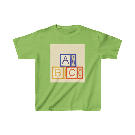 Alif Atelier- Kids Heavy Cotton ™ Tee - Premium Quality -  Children - Boy Girl - Playful T-shirt