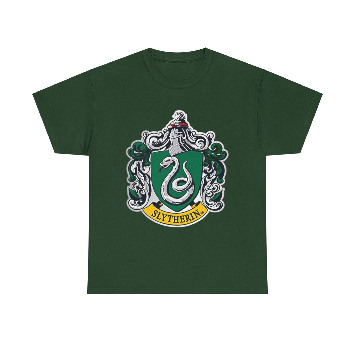 Alif Atelier X Harry Potter - Unisex Heavy Cotton Tee - Cute Simple Elegant Harry Potter Slytherin T-Shirt for Men Women - Gift - Holidays - Movies