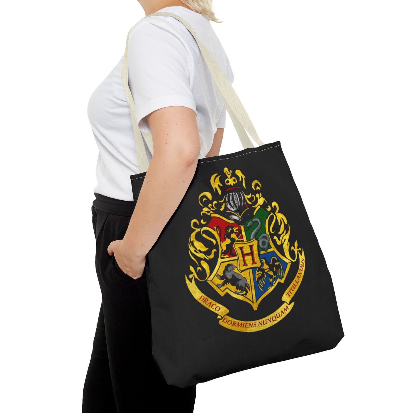 Alif Atelier x Harry Potter Tote Bag - Simple Everyday Casual Tote Bag - Eco-Friendly - Reusable - Simple Tote bag for Work - School - Office - Gifts - Holidays