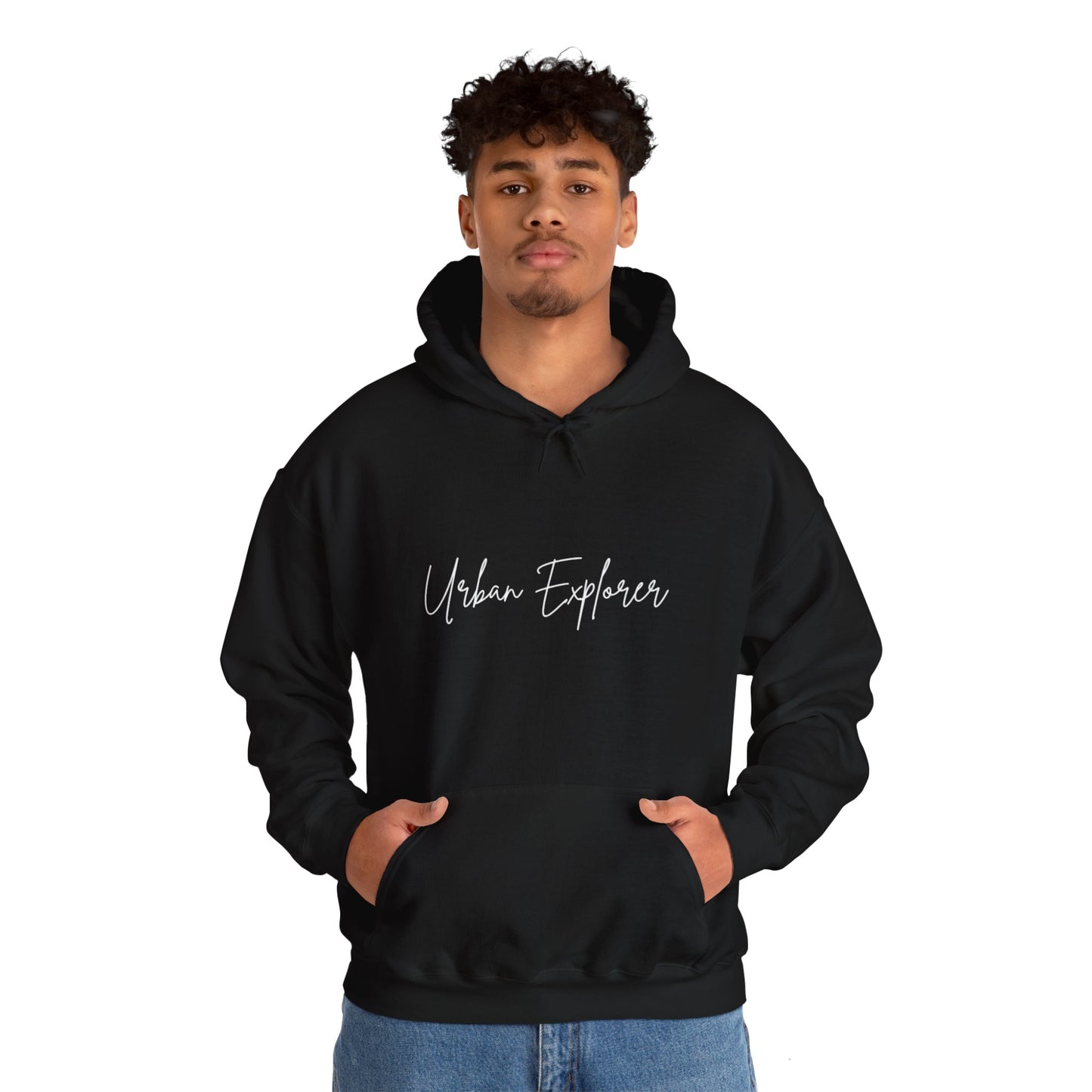 Alif Atelier Men's Hoodie Sweat-Shirt Comfortable Cozy - Heavy Blend Sweat-Shirt