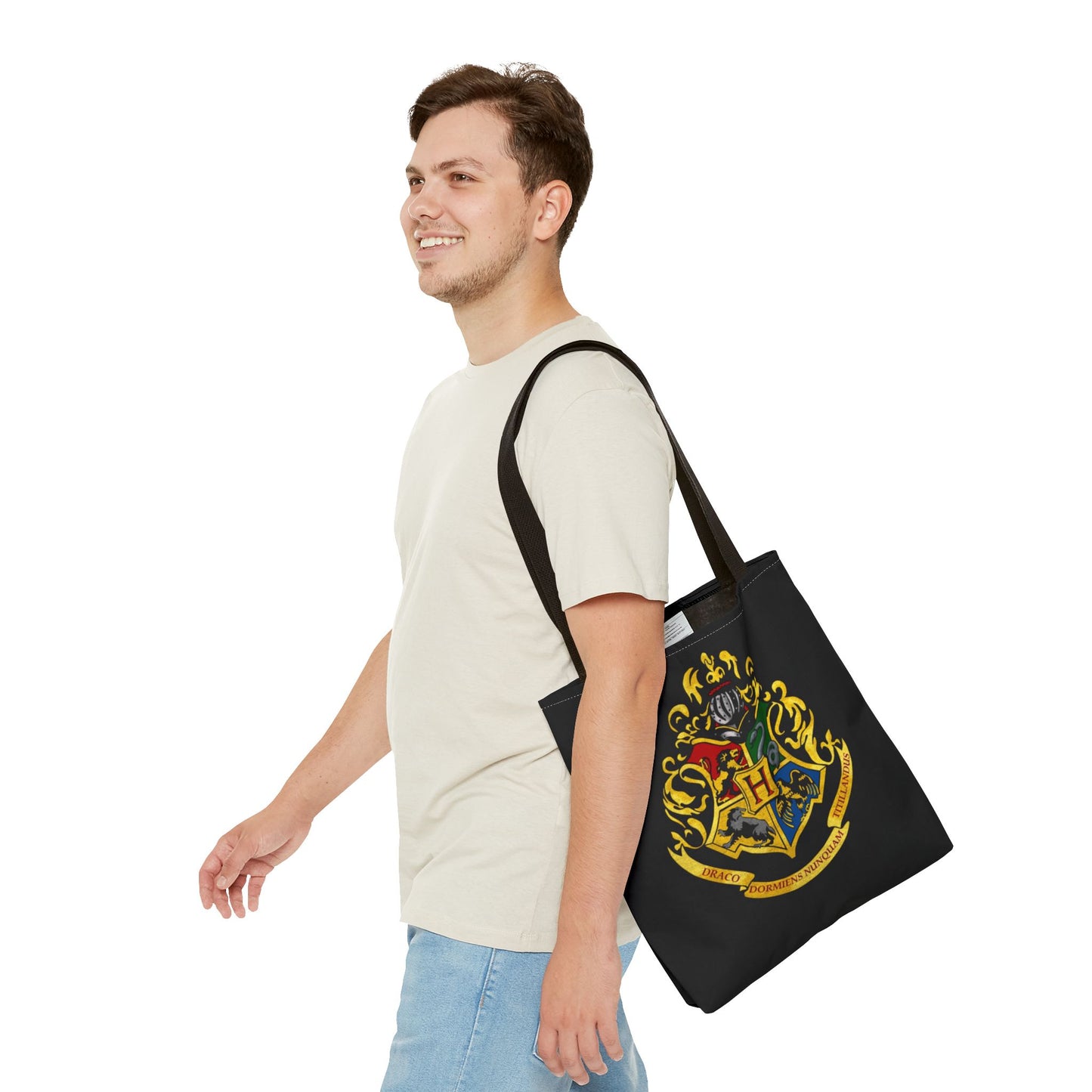 Alif Atelier x Harry Potter Tote Bag - Simple Everyday Casual Tote Bag - Eco-Friendly - Reusable - Simple Tote bag for Work - School - Office - Gifts - Holidays