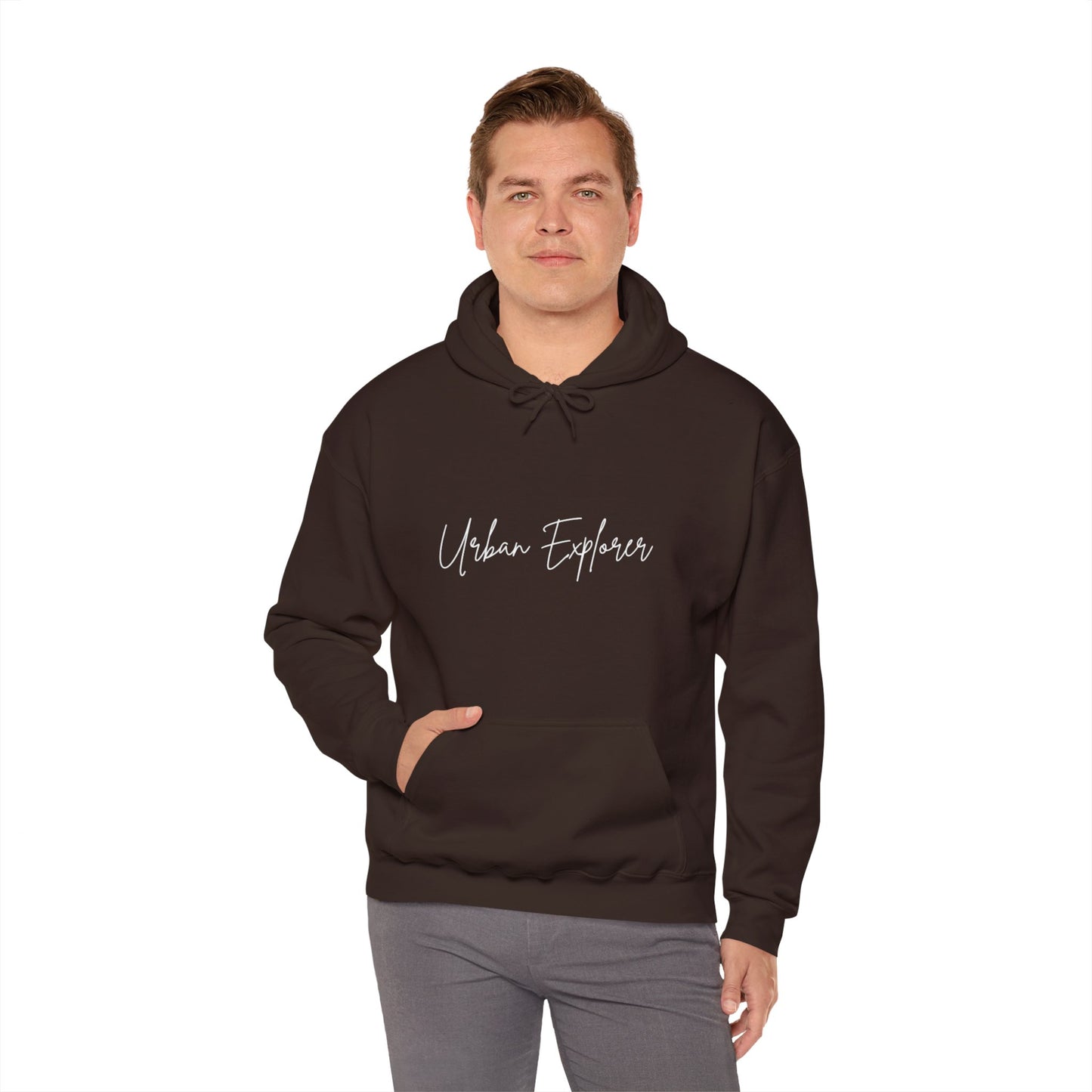 Alif Atelier Men's Hoodie Sweat-Shirt Comfortable Cozy - Heavy Blend Sweat-Shirt