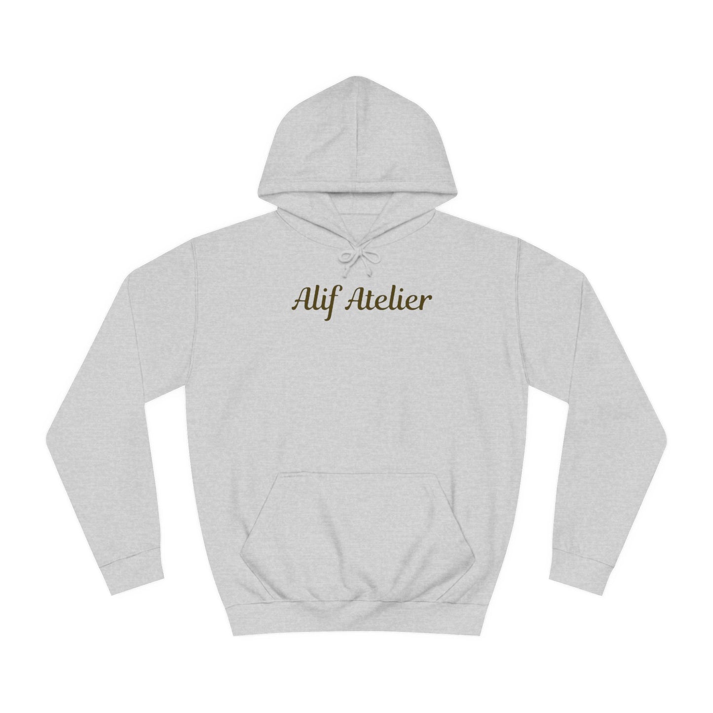 Alif Atelier - Unisex College Hoodie -  Men - Women -Soft Comfortable Simple Classic Hoodie -