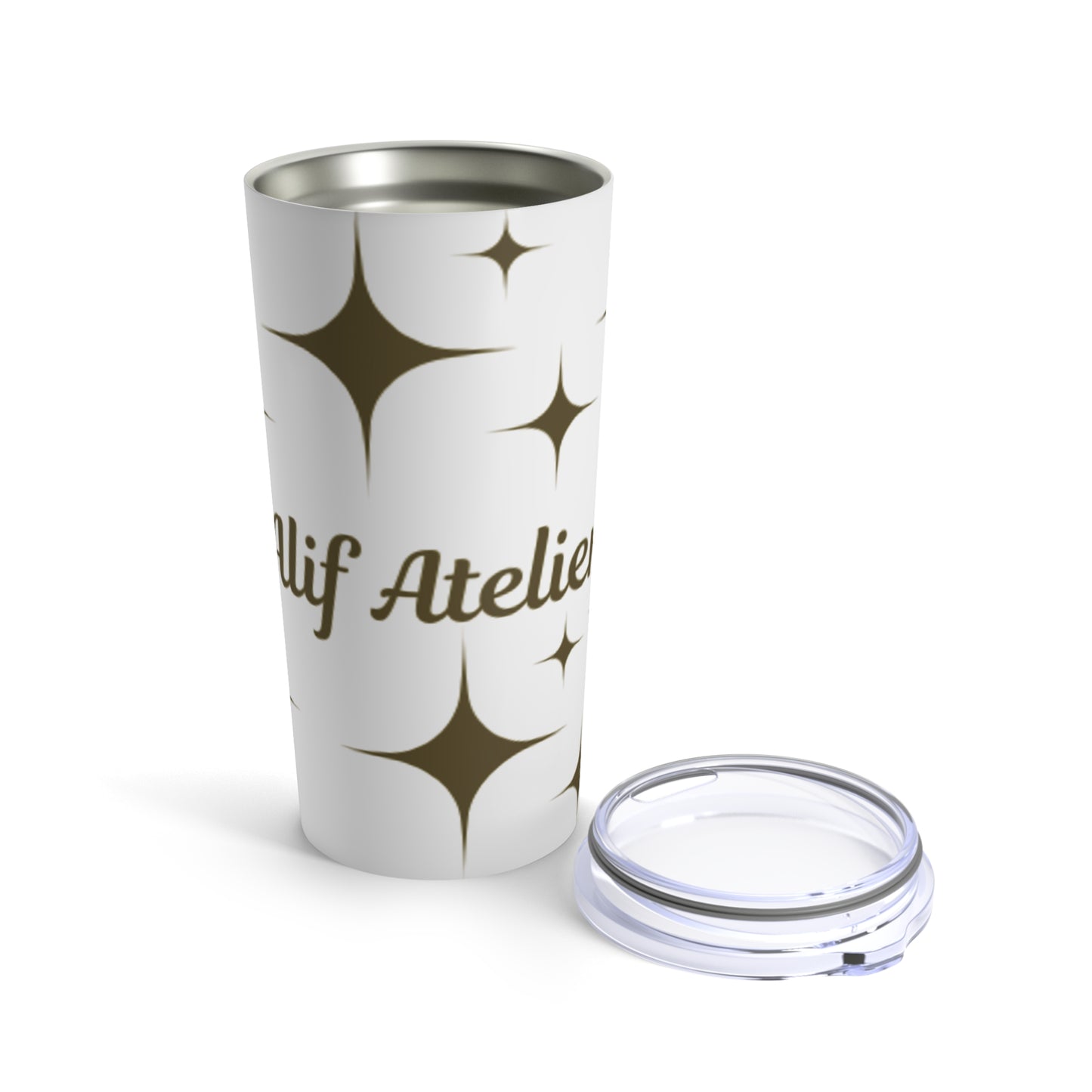 Alif Atelier - Tumbler Mug 20oz - Cute Mug with Lid - Coffee Mug for Home -  Work - Travel - Gift For Her