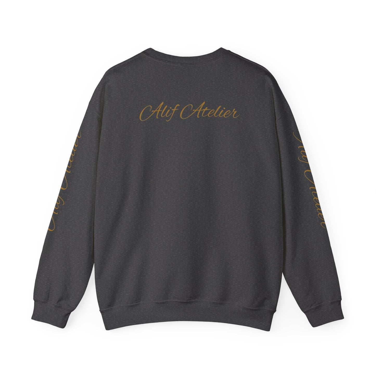 Alif Atelier - Unisex Crewneck Sweatshirt - Cute Elegant Sweatshirt For Men - Women - Cozy - Comfortable Clothing -  Stylish - Simple -  Everyday Essentials Cotton Crewneck Sweatshirt