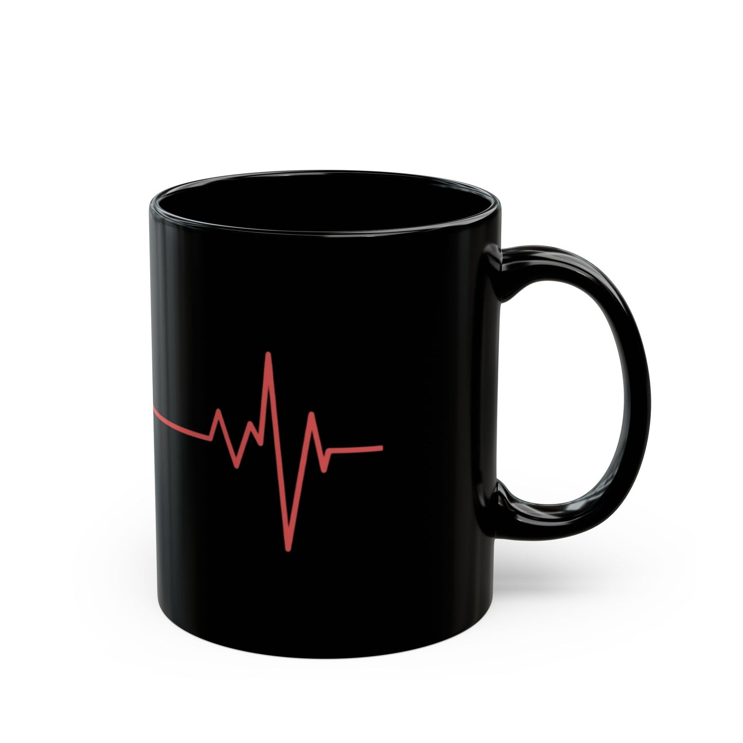 Alif Atelier - Black Mug - 11 0z - 15 Oz - Cute Tea -Coffee Mug - Everyday Casual Mug For Work - Home - Office School - Gifts - Holidays