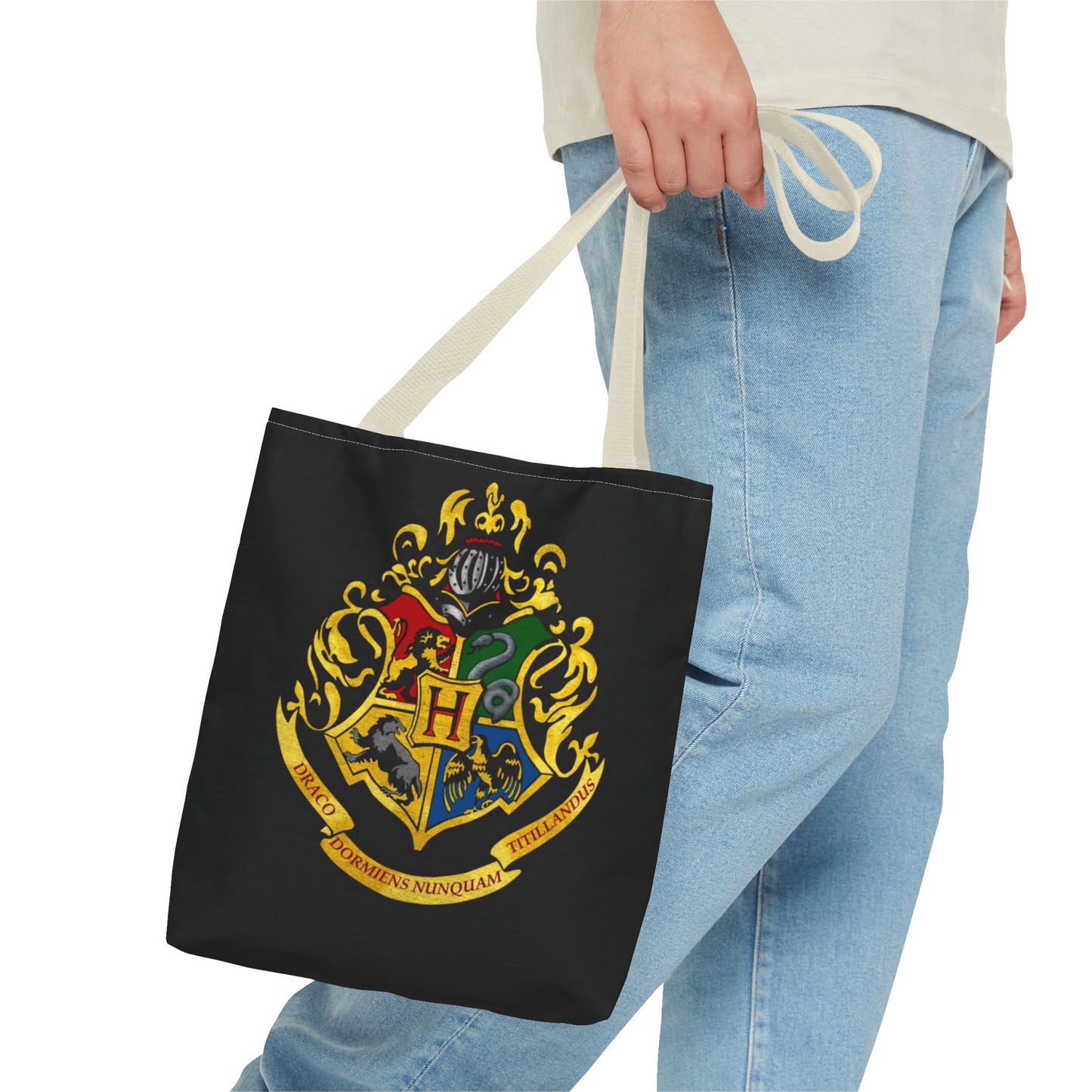 Alif Atelier x Harry Potter Tote Bag - Simple Everyday Casual Tote Bag - Eco-Friendly - Reusable - Simple Tote bag for Work - School - Office - Gifts - Holidays