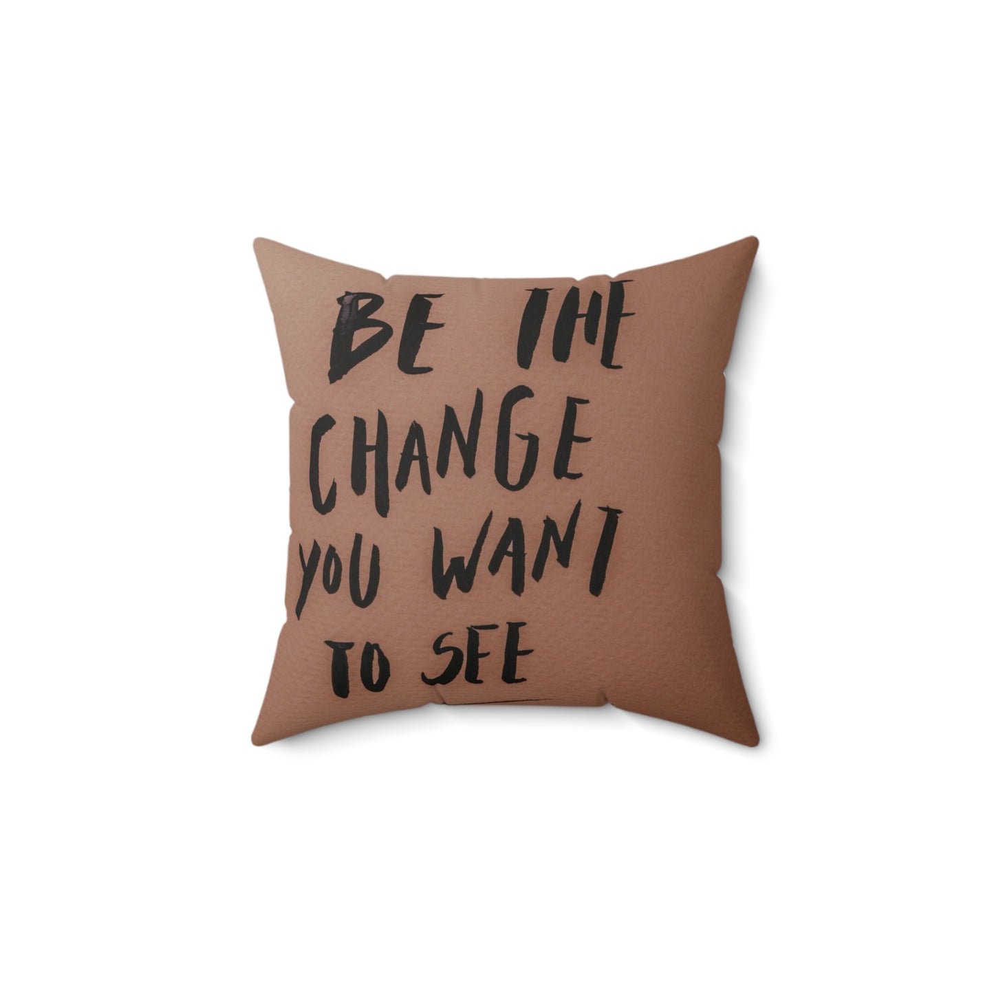 Alif Atelier -  Square Pillow - Throw Pillow For Living Bedroom Space -  Couch Pillow - Home Decor - Quote - For Gifting