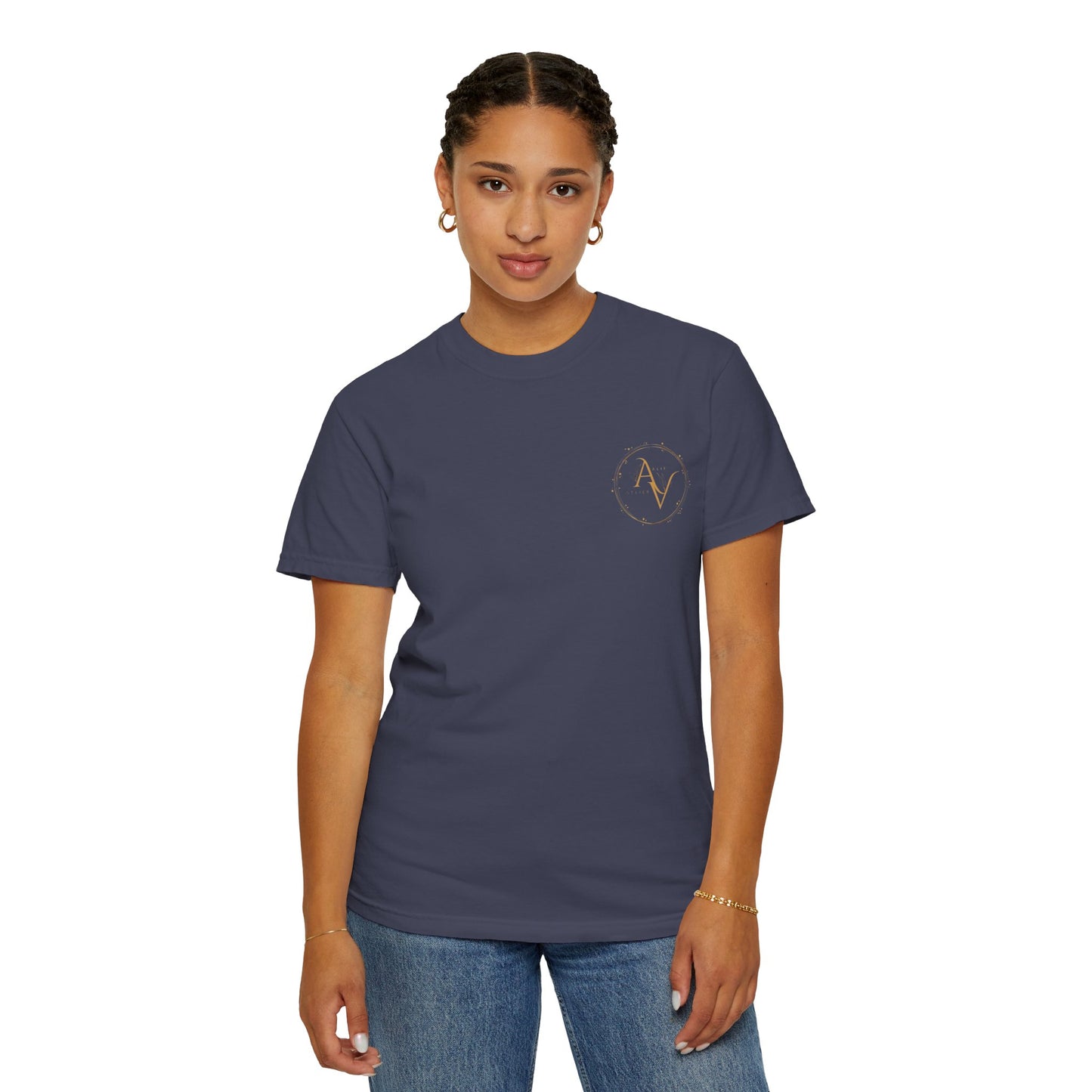 Alif Atelier Dyed T- Shirt - Unisex Tee - Simple - Elegant - Comfortable Cotton Tee - Everyday Essentials - For Men - Women - Cute Tee - Unisex T-Shirt