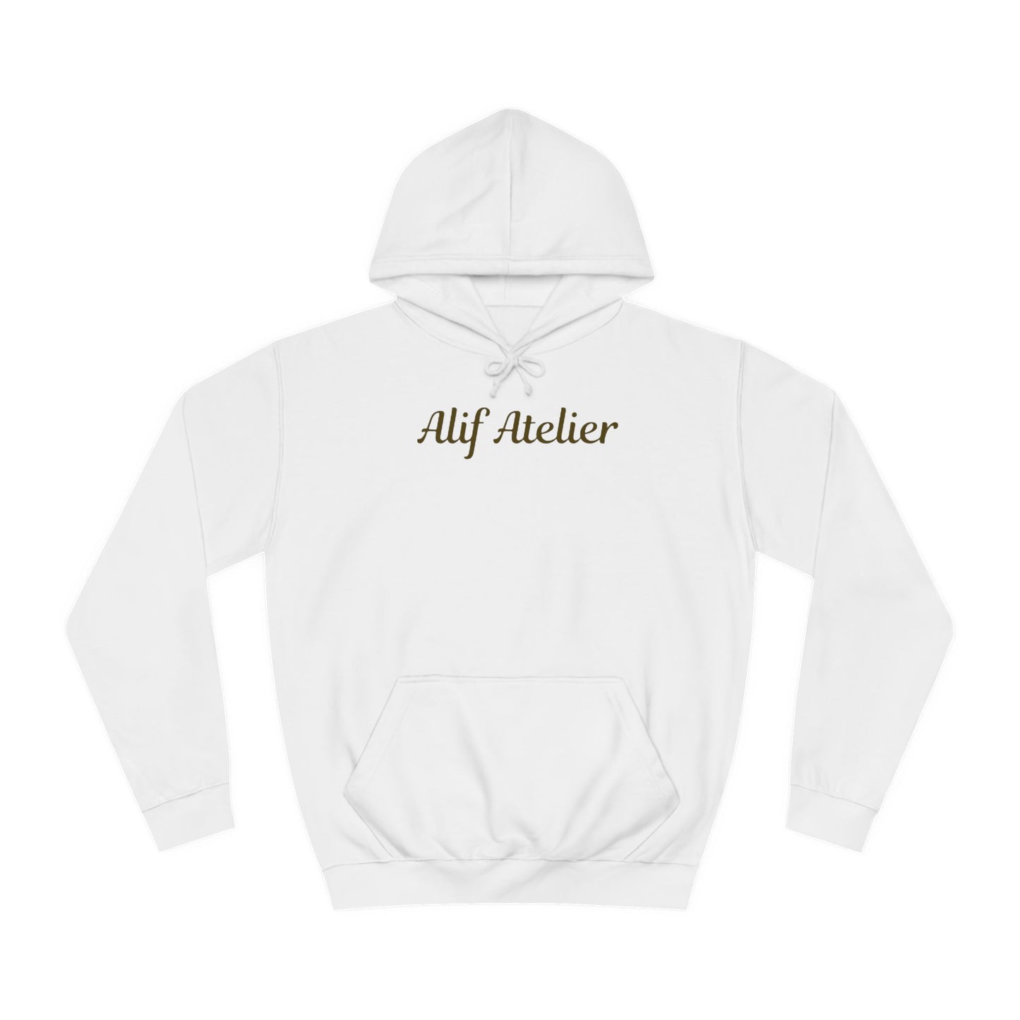 Alif Atelier - Unisex College Hoodie -  Men - Women -Soft Comfortable Simple Classic Hoodie -