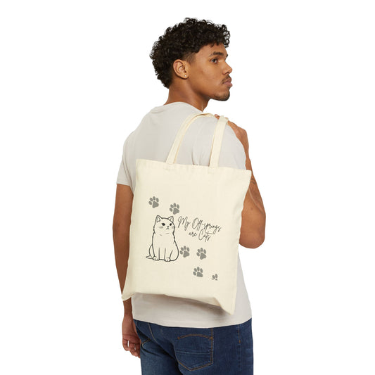 Alif Atelier - Cotton Canvas Tote Bag - Reusable - Eco- Friendly- Stylish Tote Bag