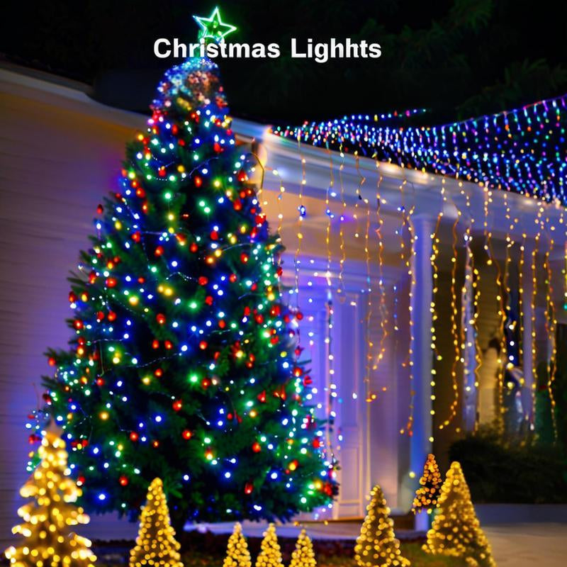 LED Lights Rope Light 40M,132Ft Outdoor Lights,Led Lights String Lights Strip with Plug,For Garden,Patio,Xmas,Holiday Indoor Outdoor Copper