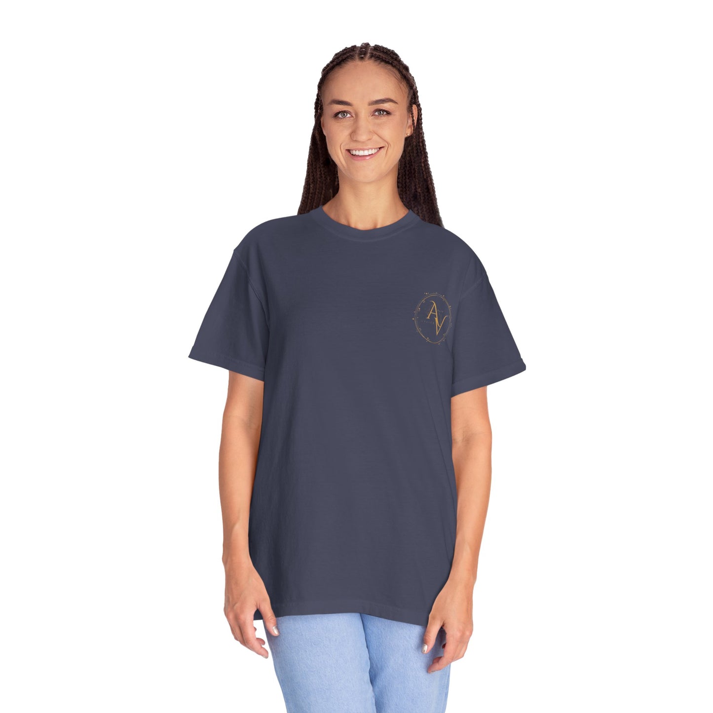 Alif Atelier Dyed T- Shirt - Unisex Tee - Simple - Elegant - Comfortable Cotton Tee - Everyday Essentials - For Men - Women - Cute Tee - Unisex T-Shirt