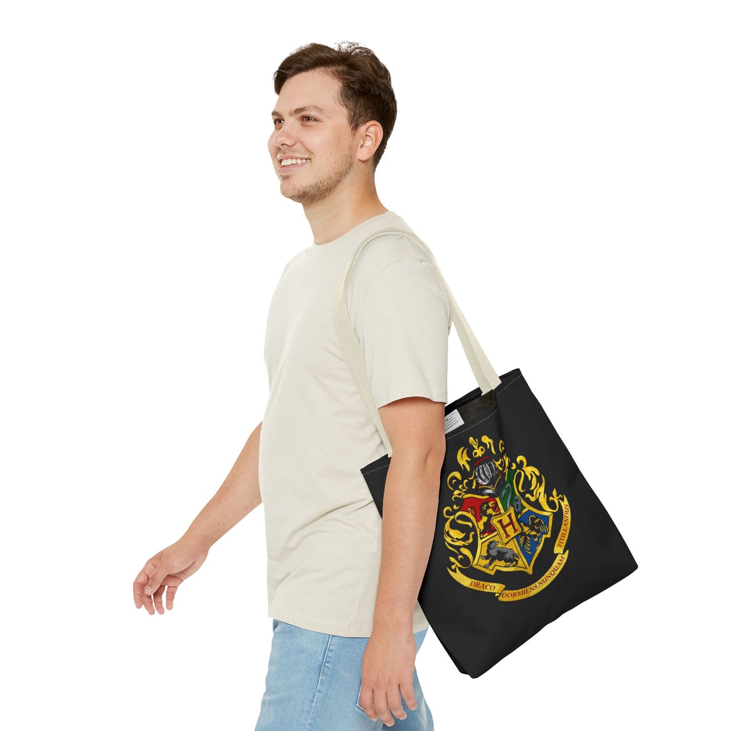 Alif Atelier x Harry Potter Tote Bag - Simple Everyday Casual Tote Bag - Eco-Friendly - Reusable - Simple Tote bag for Work - School - Office - Gifts - Holidays