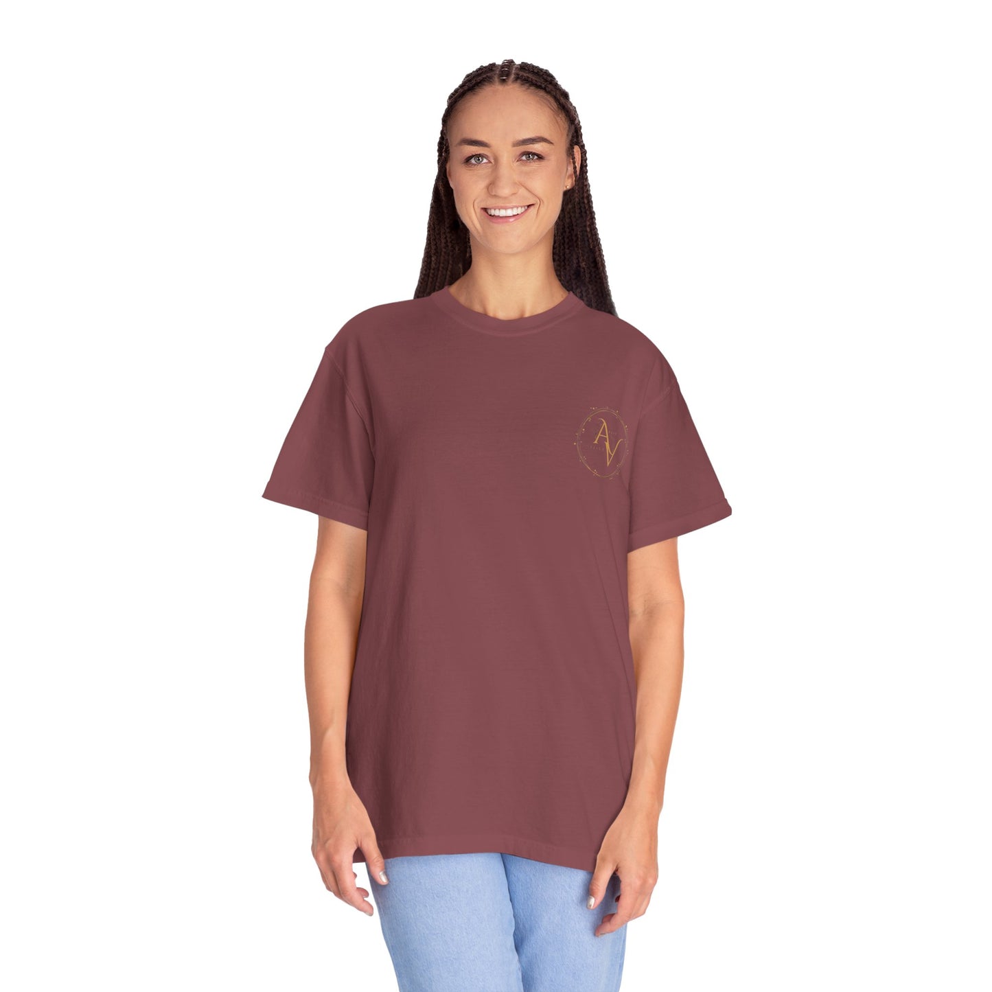 Alif Atelier Dyed T- Shirt - Unisex Tee - Simple - Elegant - Comfortable Cotton Tee - Everyday Essentials - For Men - Women - Cute Tee - Unisex T-Shirt