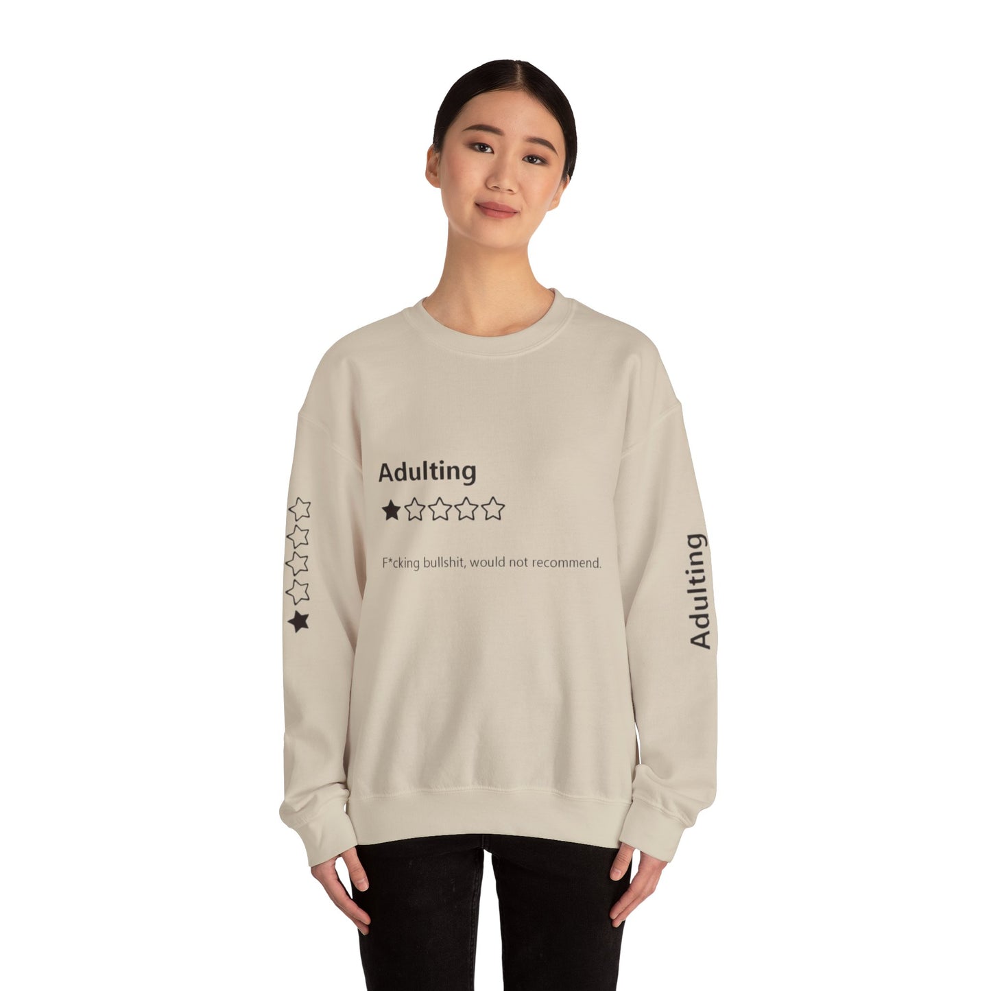 Alif Atelier - Unisex Heavy Blend™ Crew-Neck Sweatshirt - Simple Elegant Soft Cozy Winter Clothing for Men Women - Stylish - Gifts - Holidays