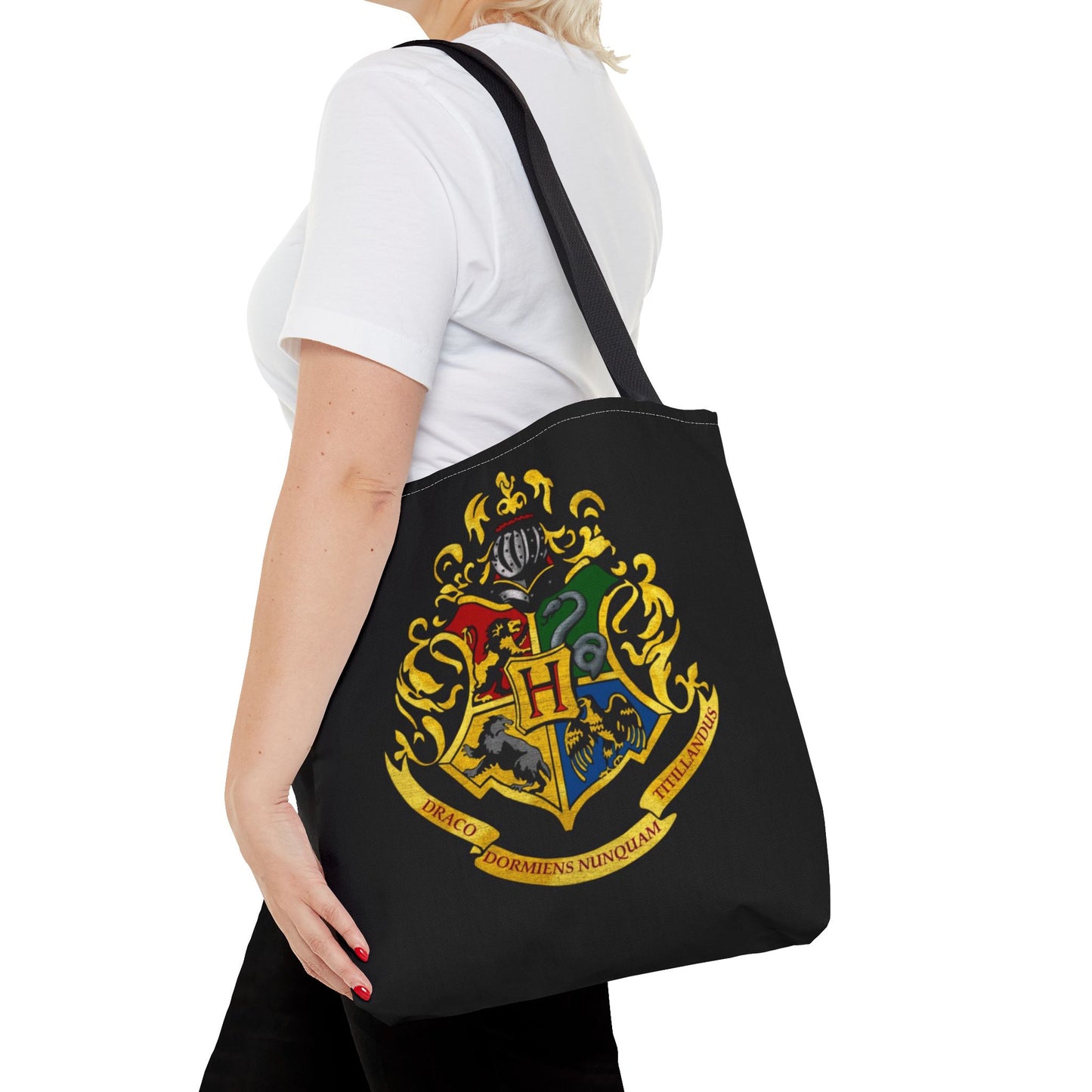 Alif Atelier x Harry Potter Tote Bag - Simple Everyday Casual Tote Bag - Eco-Friendly - Reusable - Simple Tote bag for Work - School - Office - Gifts - Holidays