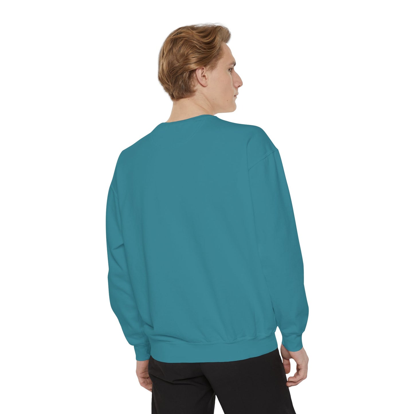 Alif Atelier - Unisex Garment-Dyed Sweatshirt - Soft Cozy Garment Unique - Men - Women