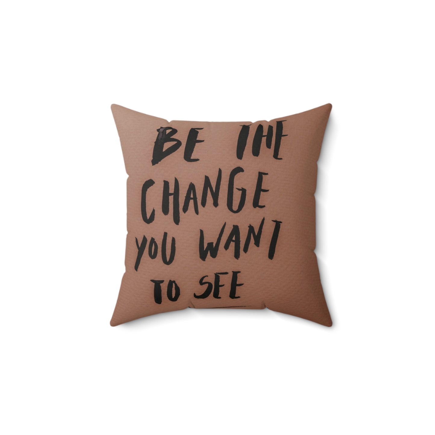 Alif Atelier -  Square Pillow - Throw Pillow For Living Bedroom Space -  Couch Pillow - Home Decor - Quote - For Gifting