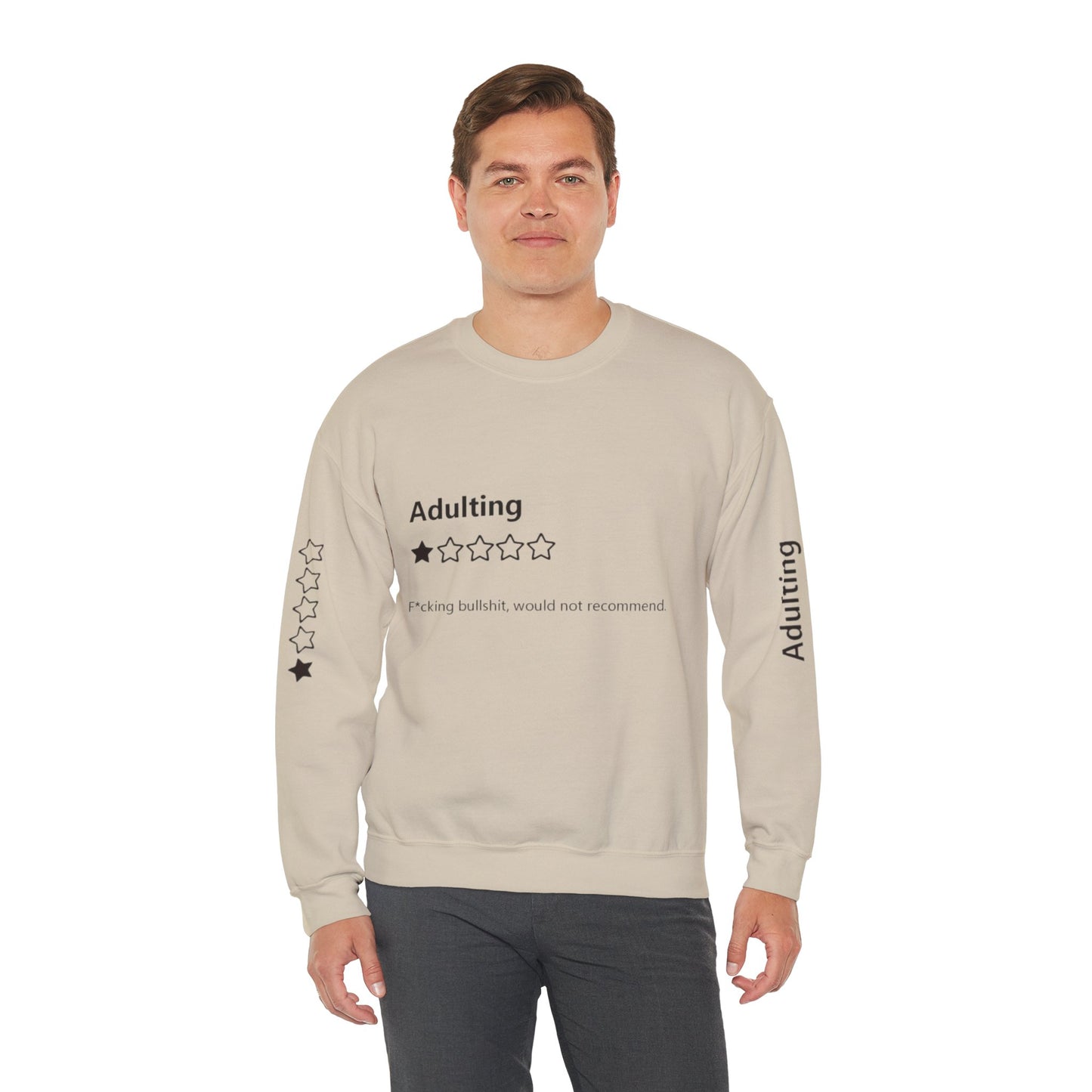 Alif Atelier - Unisex Heavy Blend™ Crew-Neck Sweatshirt - Simple Elegant Soft Cozy Winter Clothing for Men Women - Stylish - Gifts - Holidays