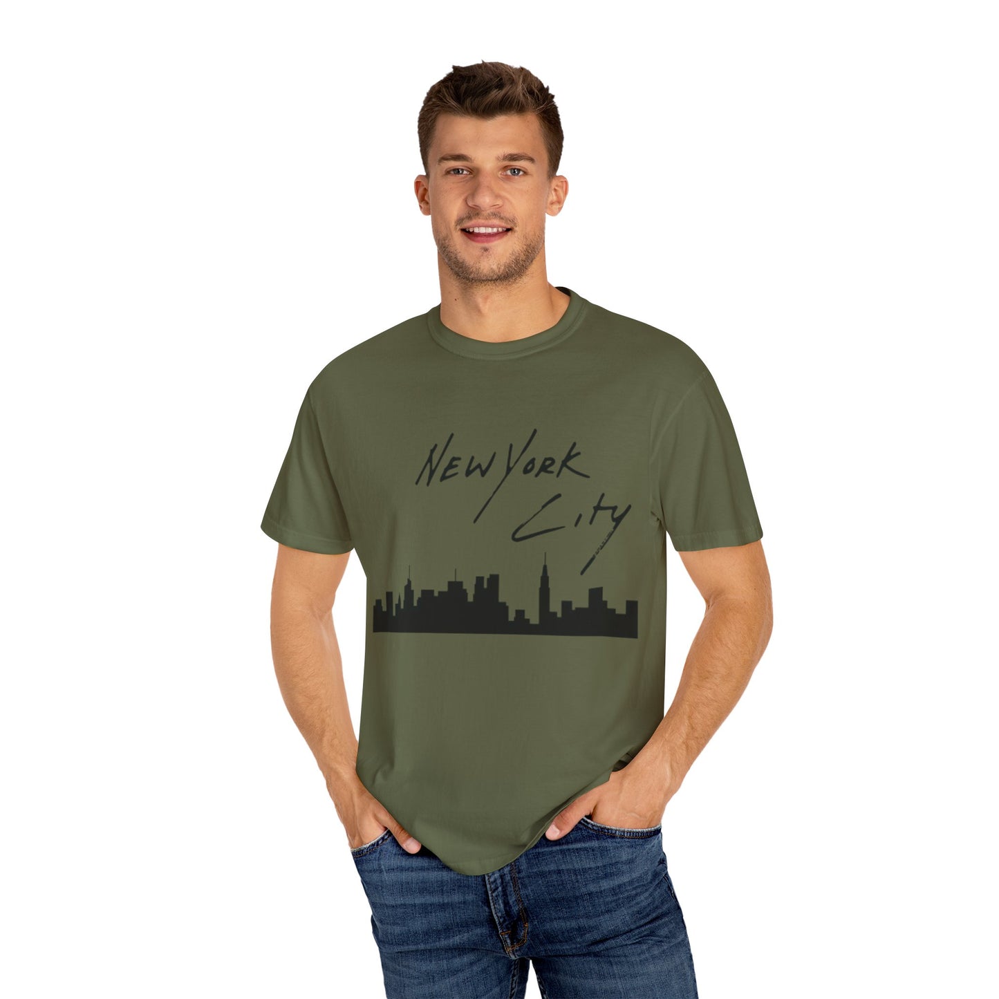 Alif Atelier - Unisex Garment-Dyed T-shirt -  Essential Everyday T-shirt For Men Women