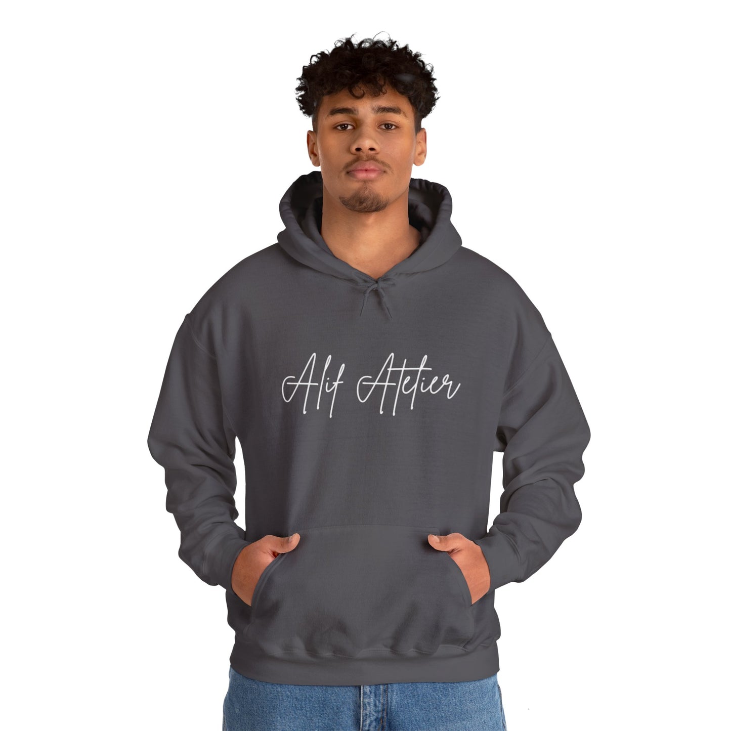 Alif Ateliers Heavy Blend -  Men's Sweatshirt - Soft Comfortable Elegant Mens Heavy Blend Sweatshirt - Men's Clothing