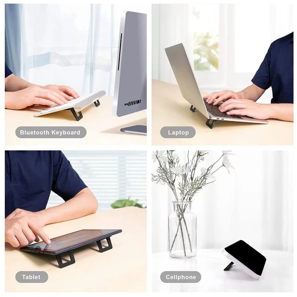 Keyboard Riser, Keyboard Stand for Desk,Laptop Stand for Desk, Portable Laptop Stand Compatible for (2 PCS)