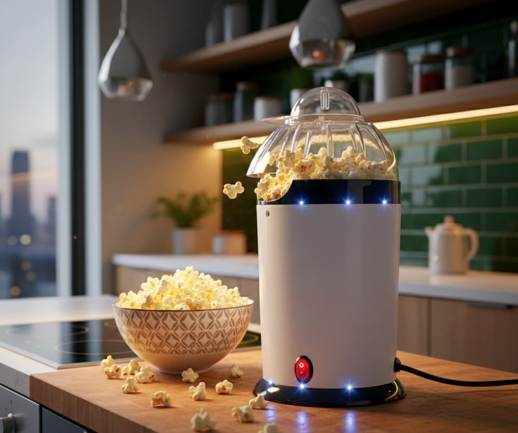 Oil Free Electric Popcorn Maker - Quick Air Popcorn Maker For Home