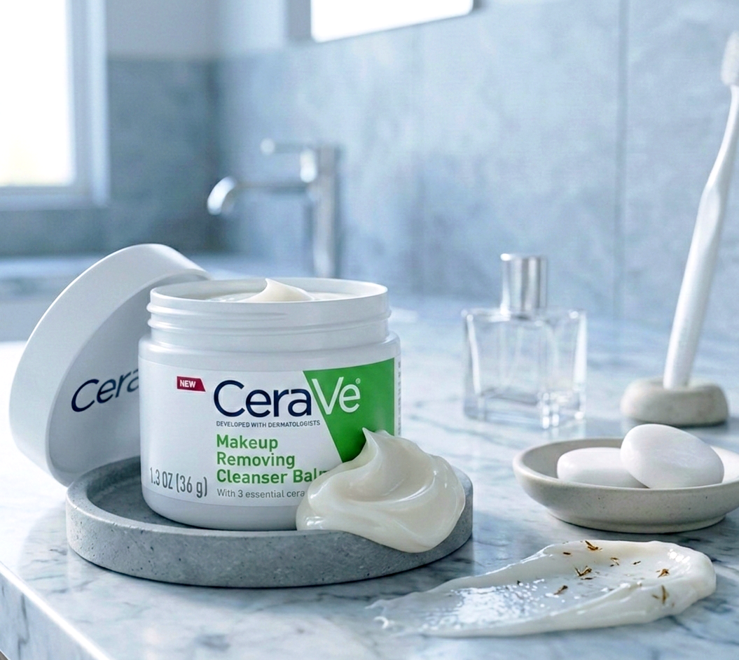 CeraVe Cleansing Makeup Remover Balm Hydrating Plant Based Non - Greasy Balm For Sensitive Skin