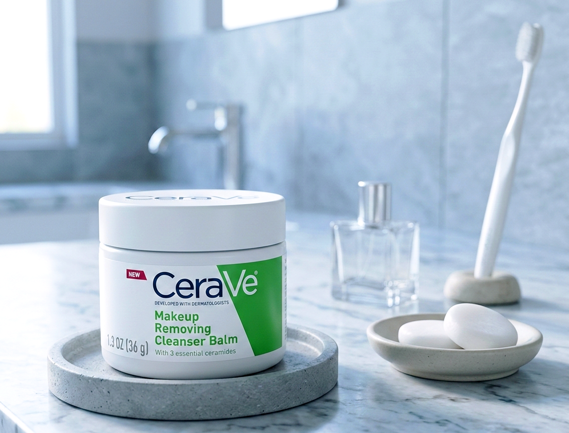 CeraVe Cleansing Makeup Remover Balm Hydrating Plant Based Non - Greasy Balm For Sensitive Skin