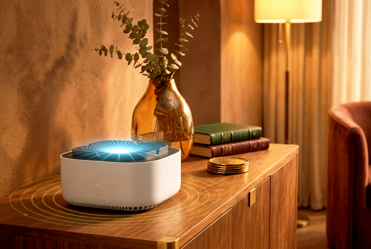 Smart Electronic Ashtray Purifier Removes The Smell of Smoke - Smokeless Ashtray