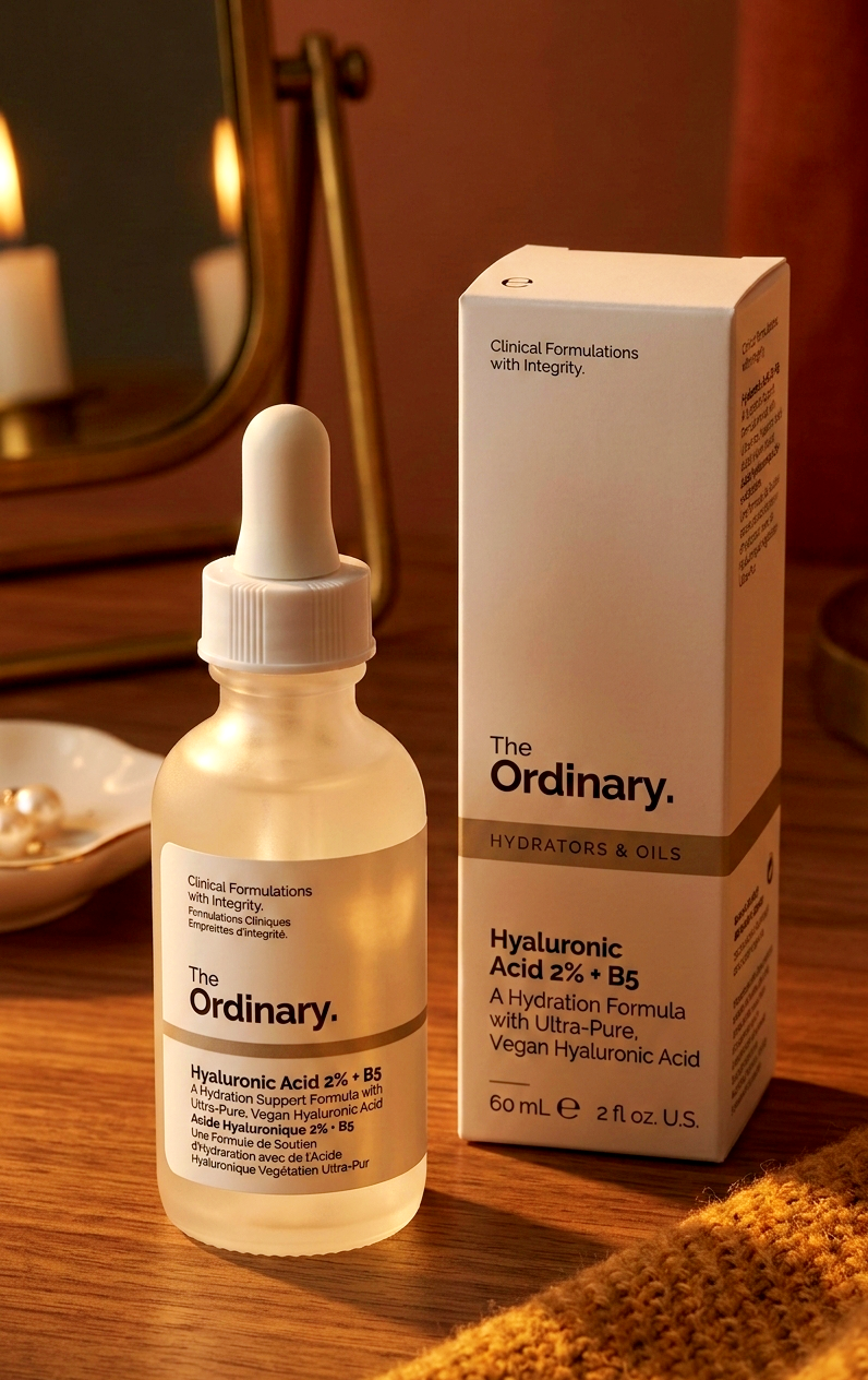 Ordinary Hyaluronic Acid 2% + B5 Face Serum Hydration Support Formula For Dryness and Fine Lines 30ml