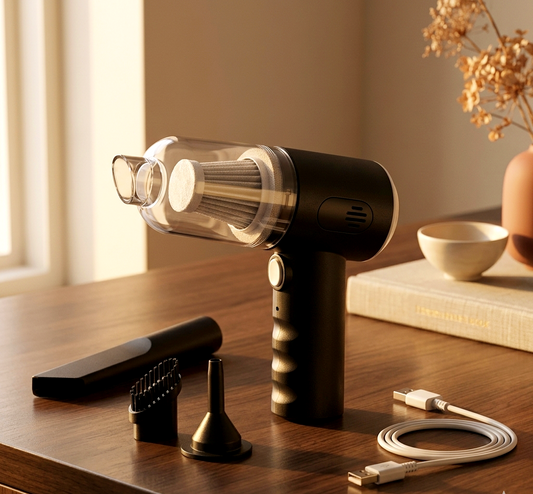 3-in-1 Handheld Cordless Car Vacuum & High-Power Air Blower