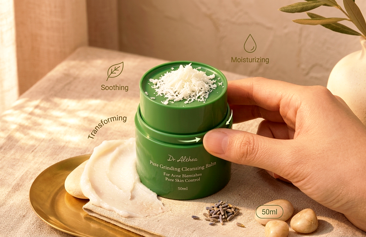 Dr. Althea Pure Grinding Cleansing Balm For Acne Blemishes Pore Skin Control - Men - Women 50ml