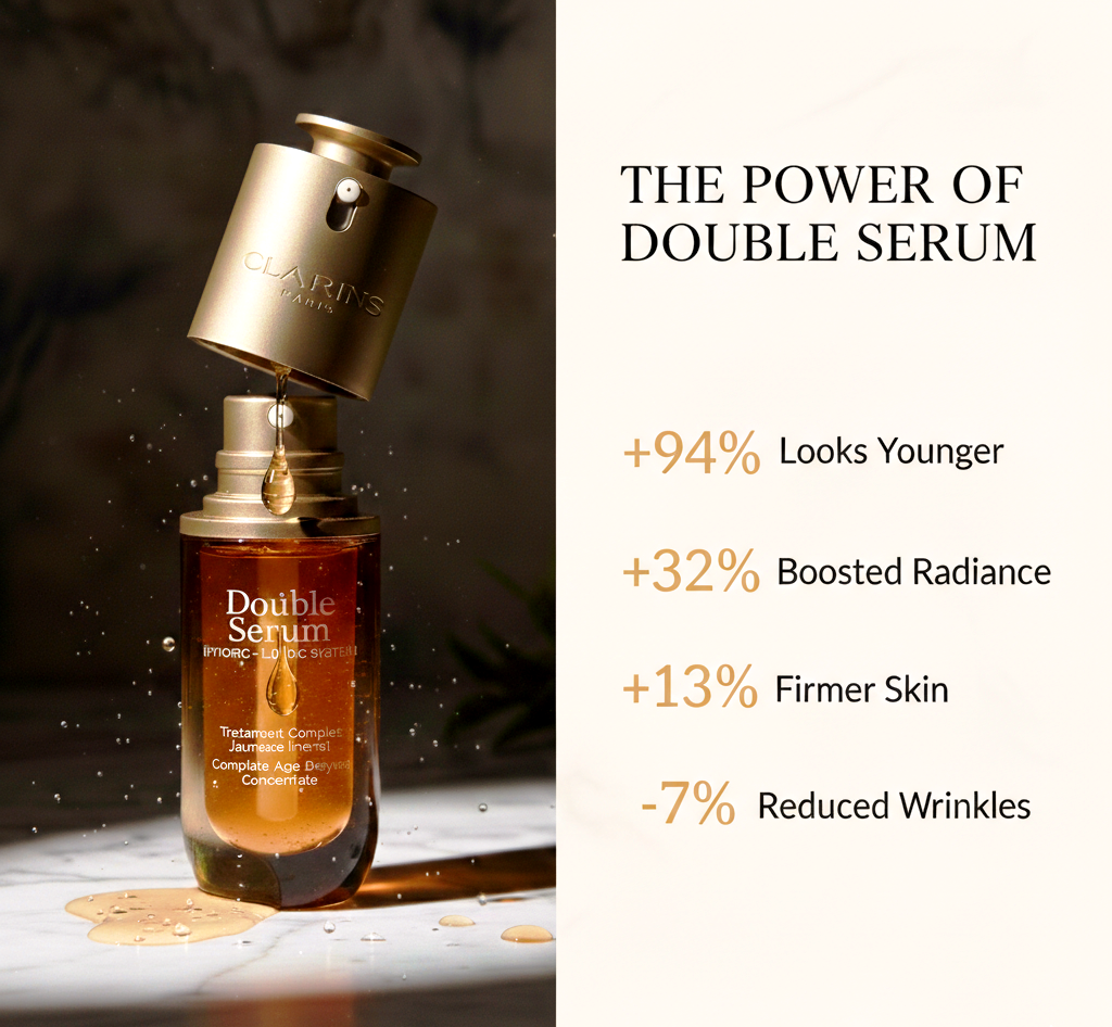 Clarins Double Serum Complete Age Control - Anti-Aging - Anti-Wrinkle Serum 30ml