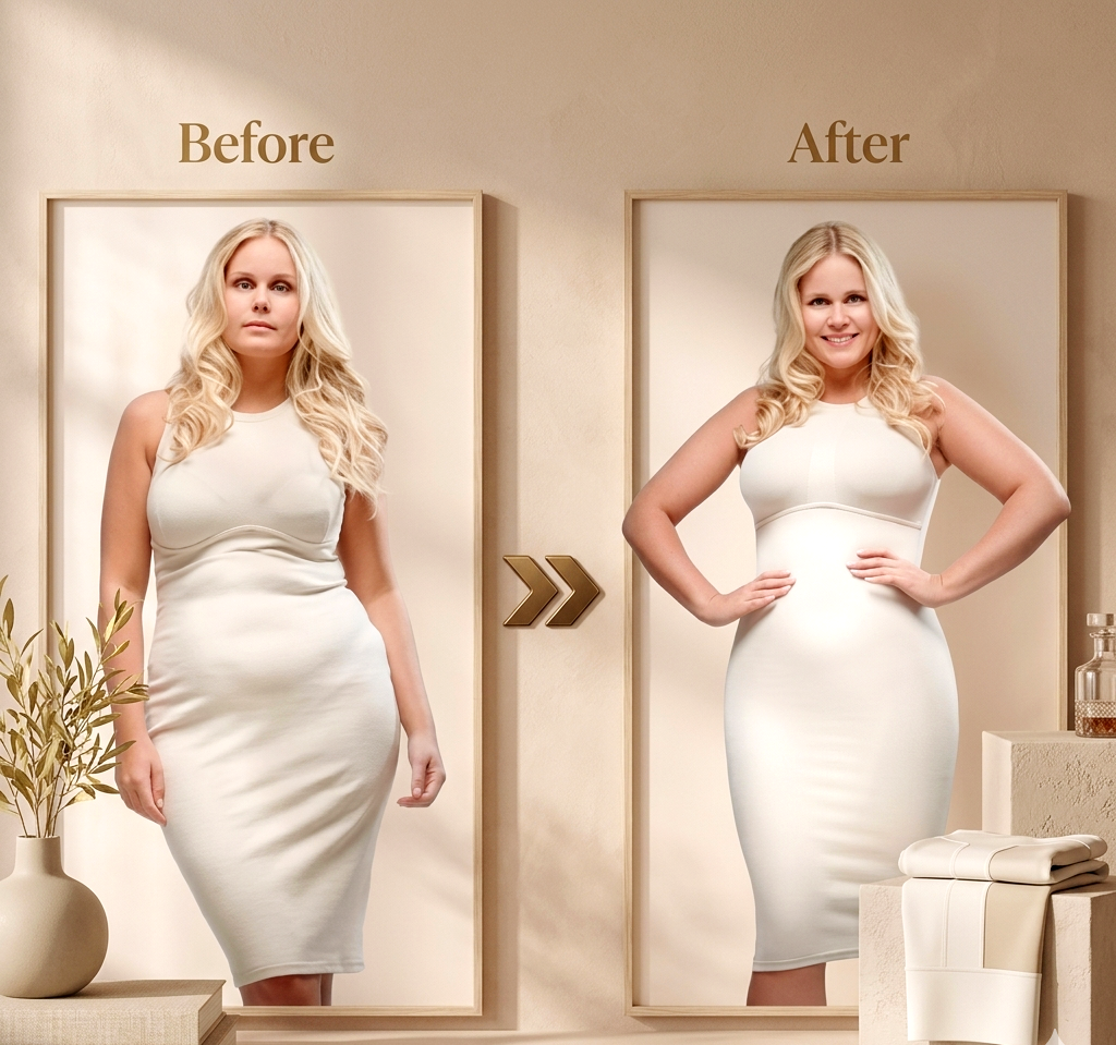 Seamless High-Waisted Slimming Body Shaper - Invisible Tummy Control & Butt Enhancer Girdle