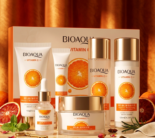 BIOAQUA - All in 1 - 6 Pcs Raw Pulp Skin Care Facial Set